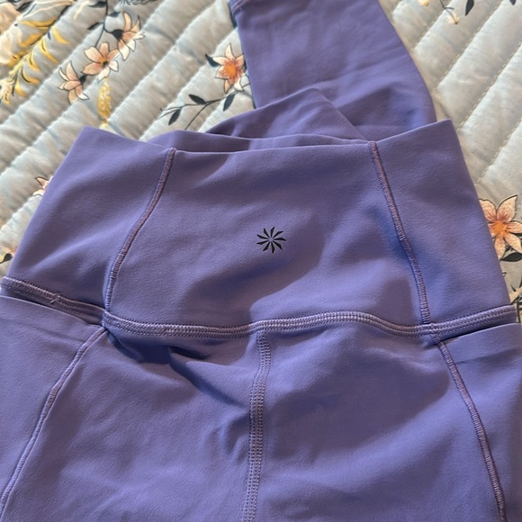 Athleta Salutation Stash Pocket II 7/8 Tight Tempest Violet Purple - Picture 8 of 9